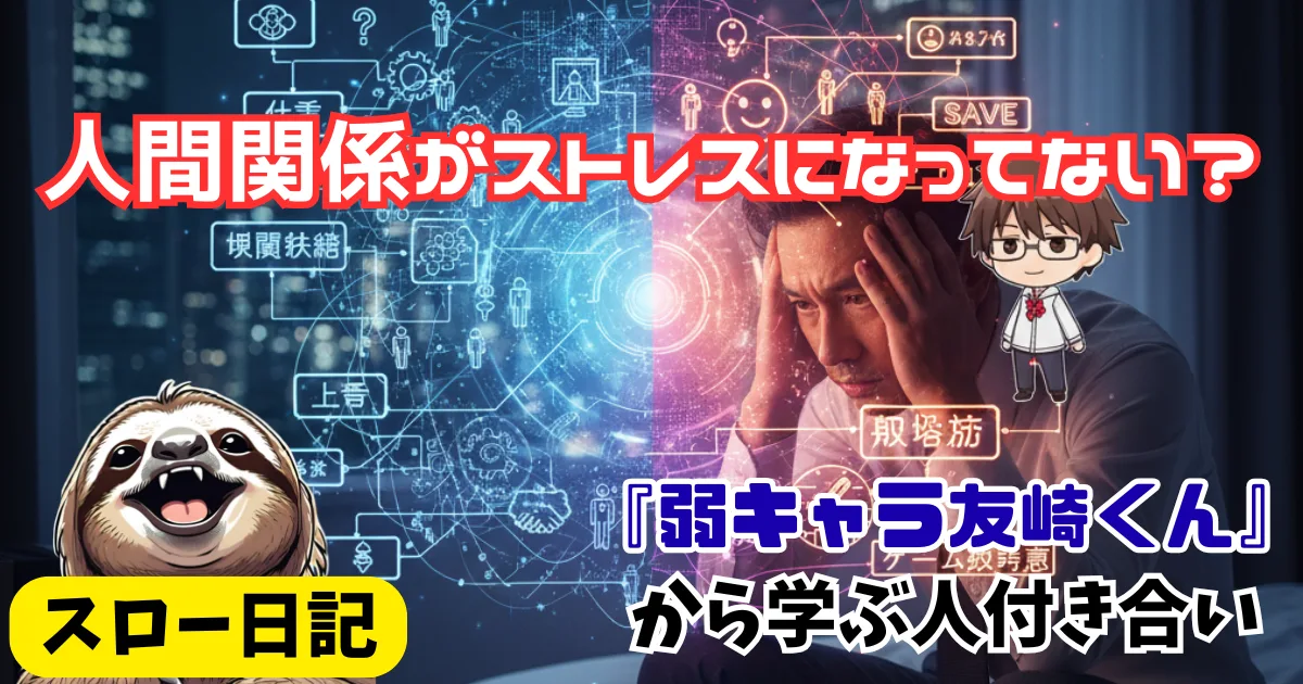 人間関係がストレスになってない?『弱キャラ友崎くん』から学ぶ人付き合い