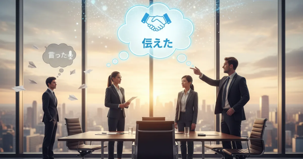 「【パワハラの芽?】相手を責める人が知らない「言った」と「伝えた」の違い」の関連画像