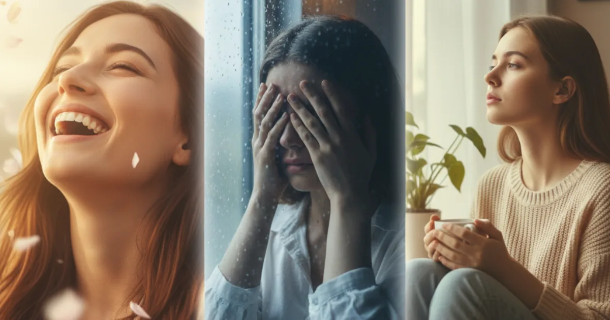 女性の豊かな表情
