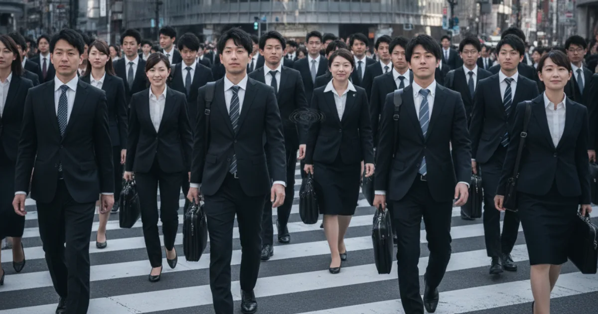 日本の社会人達
