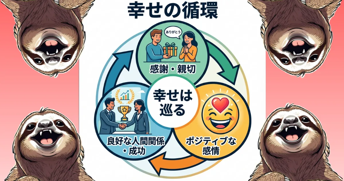 幸せの循環のわかりやすい図