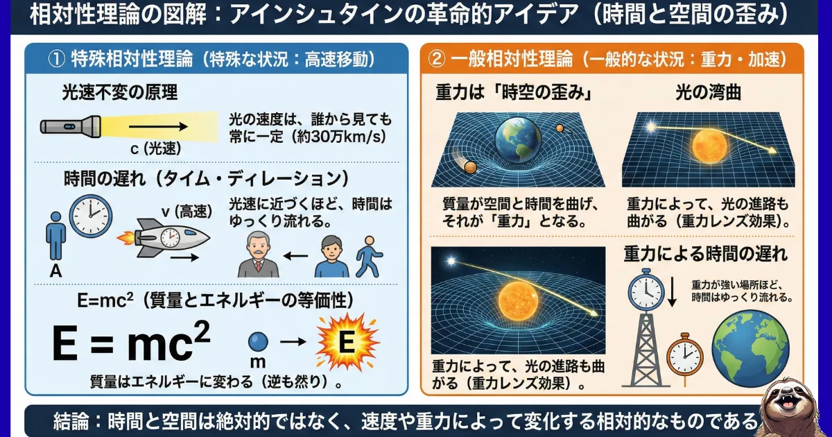 相対性理論のわかりやすい図
