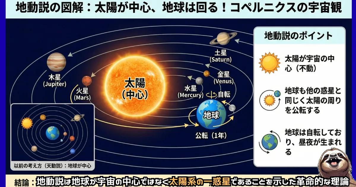 地動説のわかりやすい図