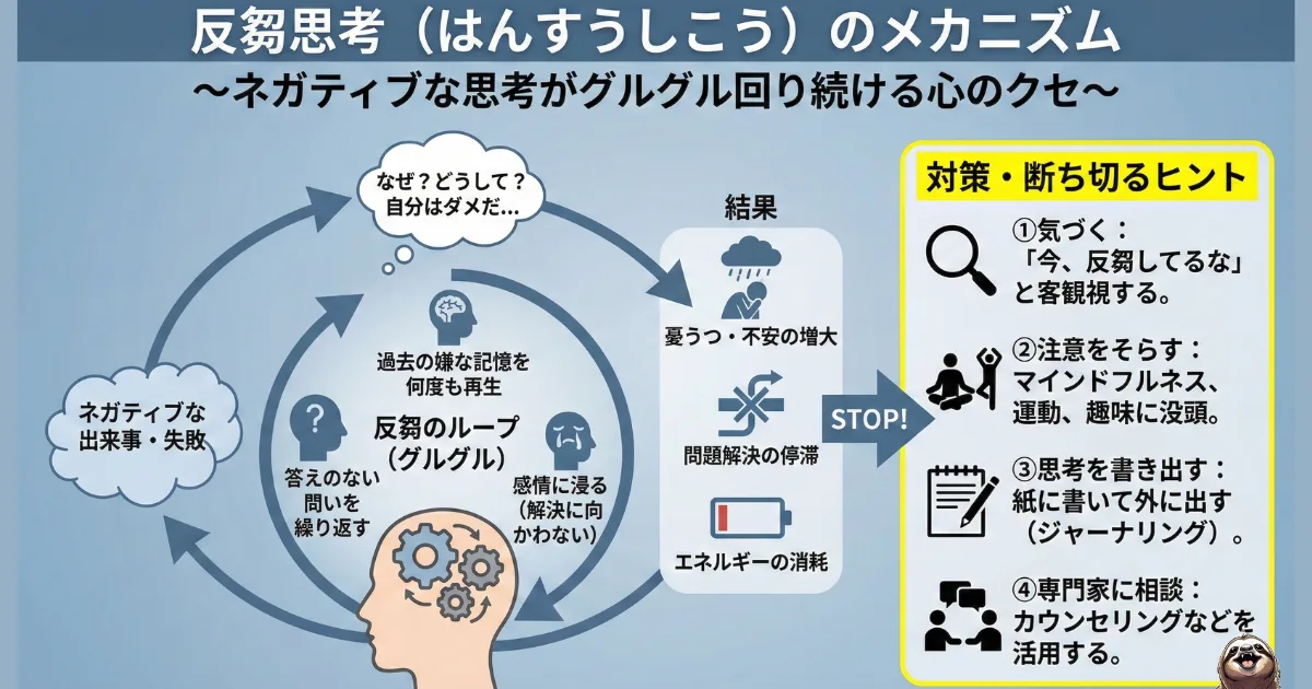 反芻思考のわかりやすい図