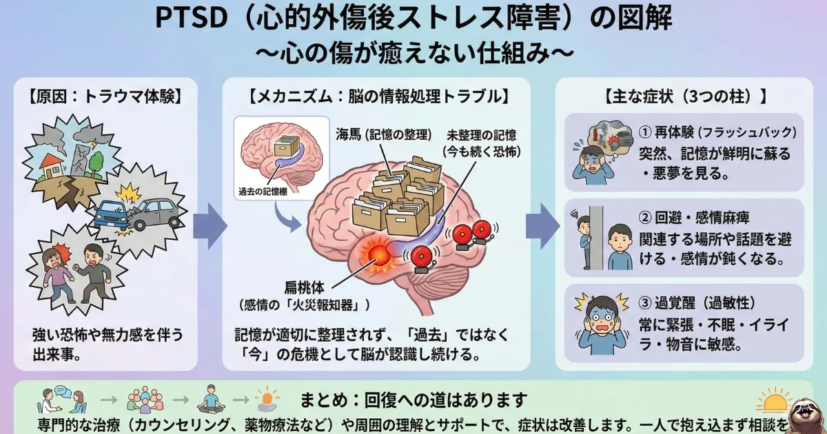 PTSDのわかりやすい図