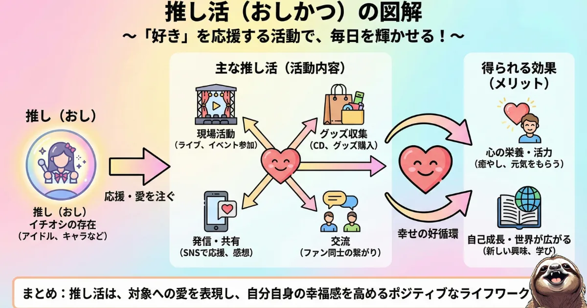 推し活のわかりやすい図