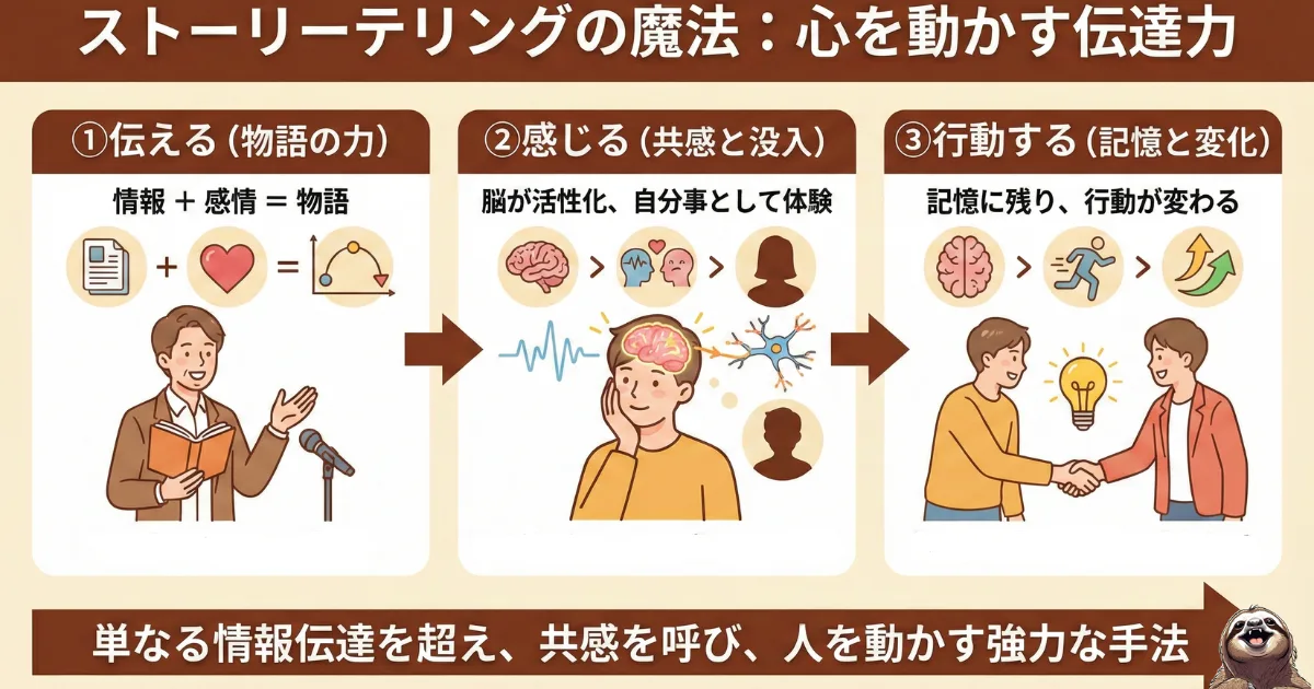 ストーリーテリングのわかりやすい図