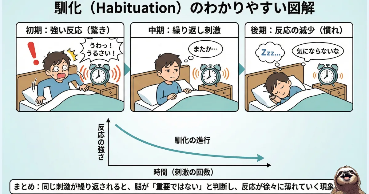 馴化のわかりやすい図