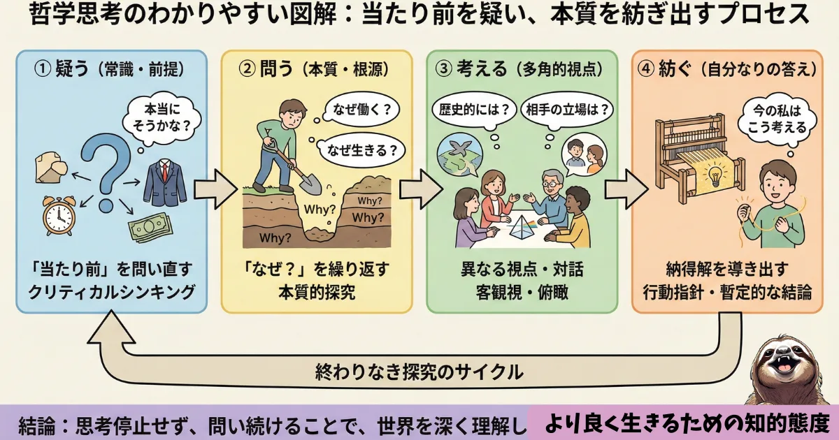 哲学思考のわかりやすい図