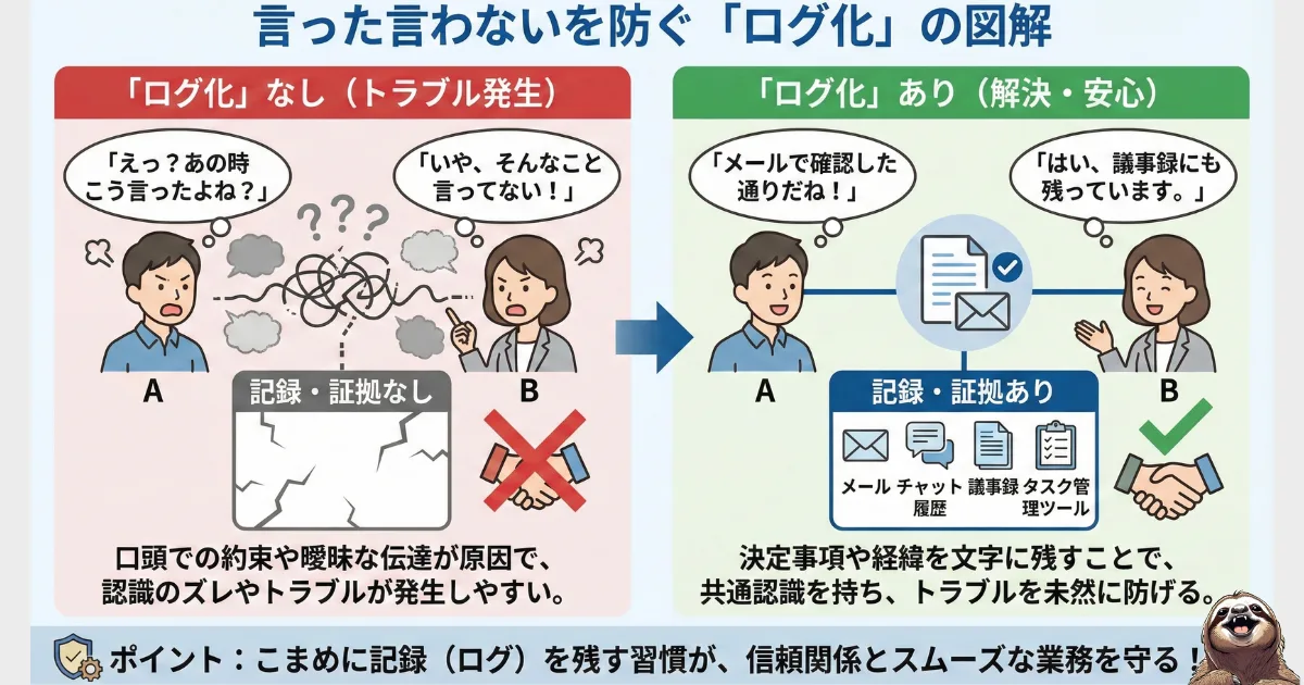 ログ化のわかりやすい図