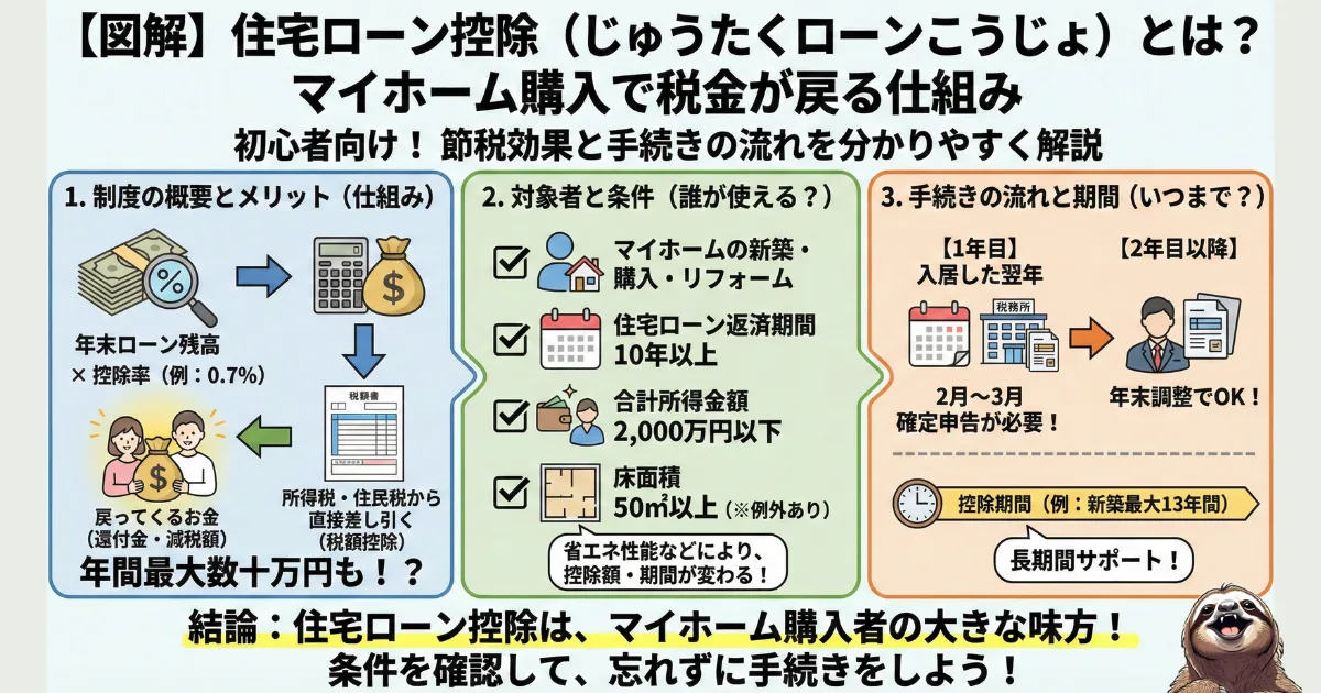 住宅ローン控除のわかりやすい図
