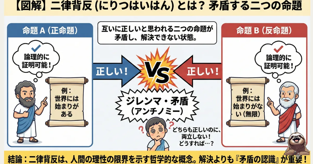 二律背反のわかりやすい図