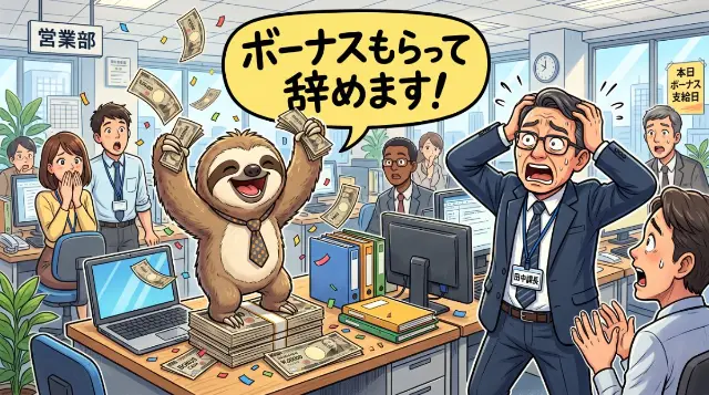 ボーナスをもらってから辞めたい人へ｜辞めると伝えたら30万円が15万円になった僕の話